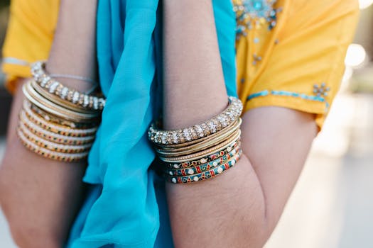 colorful assortment of beaded jewelry