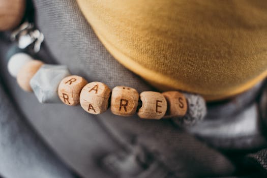 close-up of unique boho jewelry