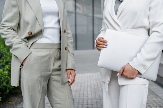 stylish office outfit with accessories