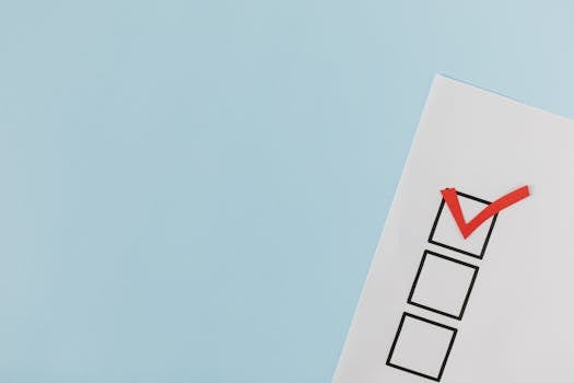 appraisal checklist