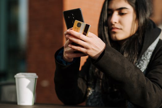 young women shopping online